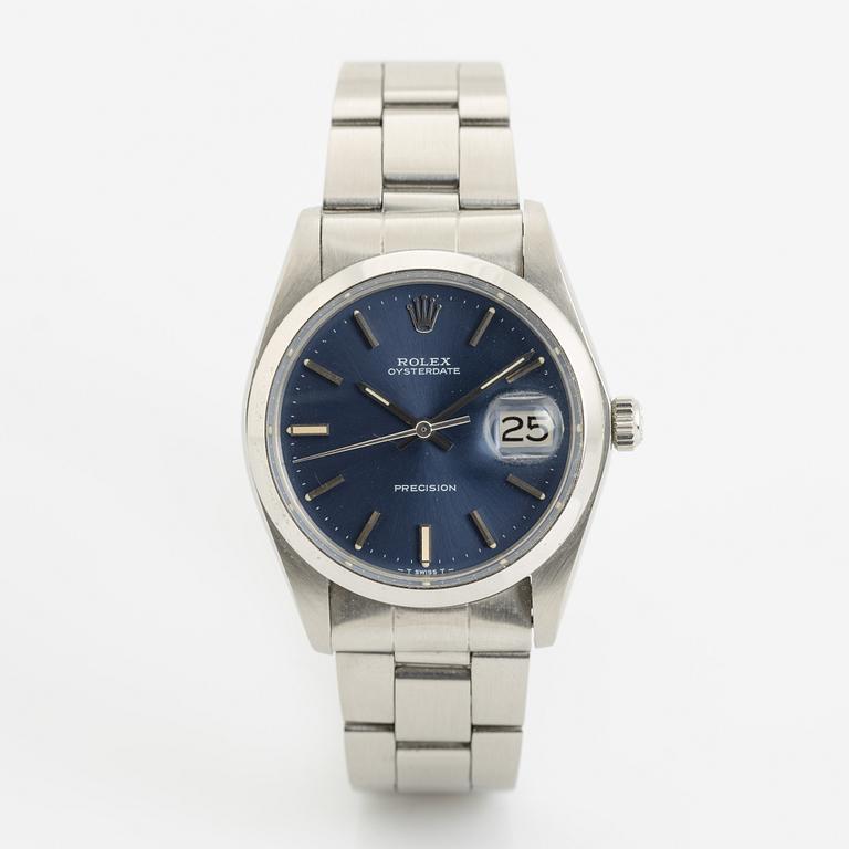 Rolex, Oysterdate, Precision, wristwatch, 35 mm.