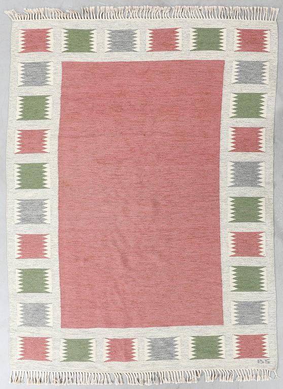 Matta möjligen Birgitta Södergren signerad rölakan ca 287x192 cm.