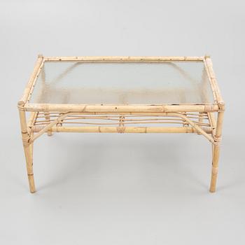 Bamboo furniture set, 6 pieces, 20th century.