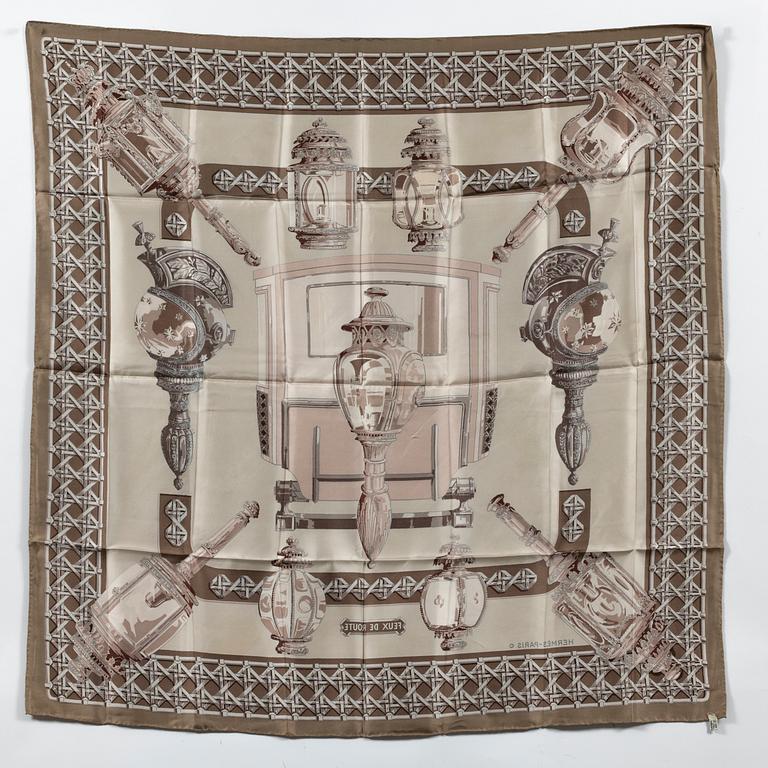 Hermès, scarf, "Feux de Route".