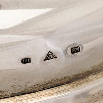 Two silver candelabra, Czechoslovakia, 1942-62.