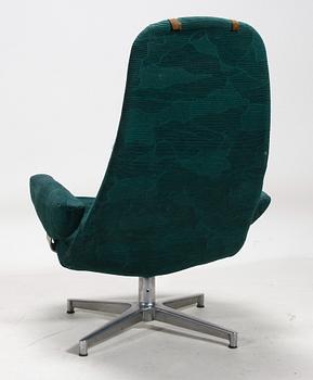 FÅTÖLJ, "Contourette Roto" Alf Svensson för DUX. 1964.