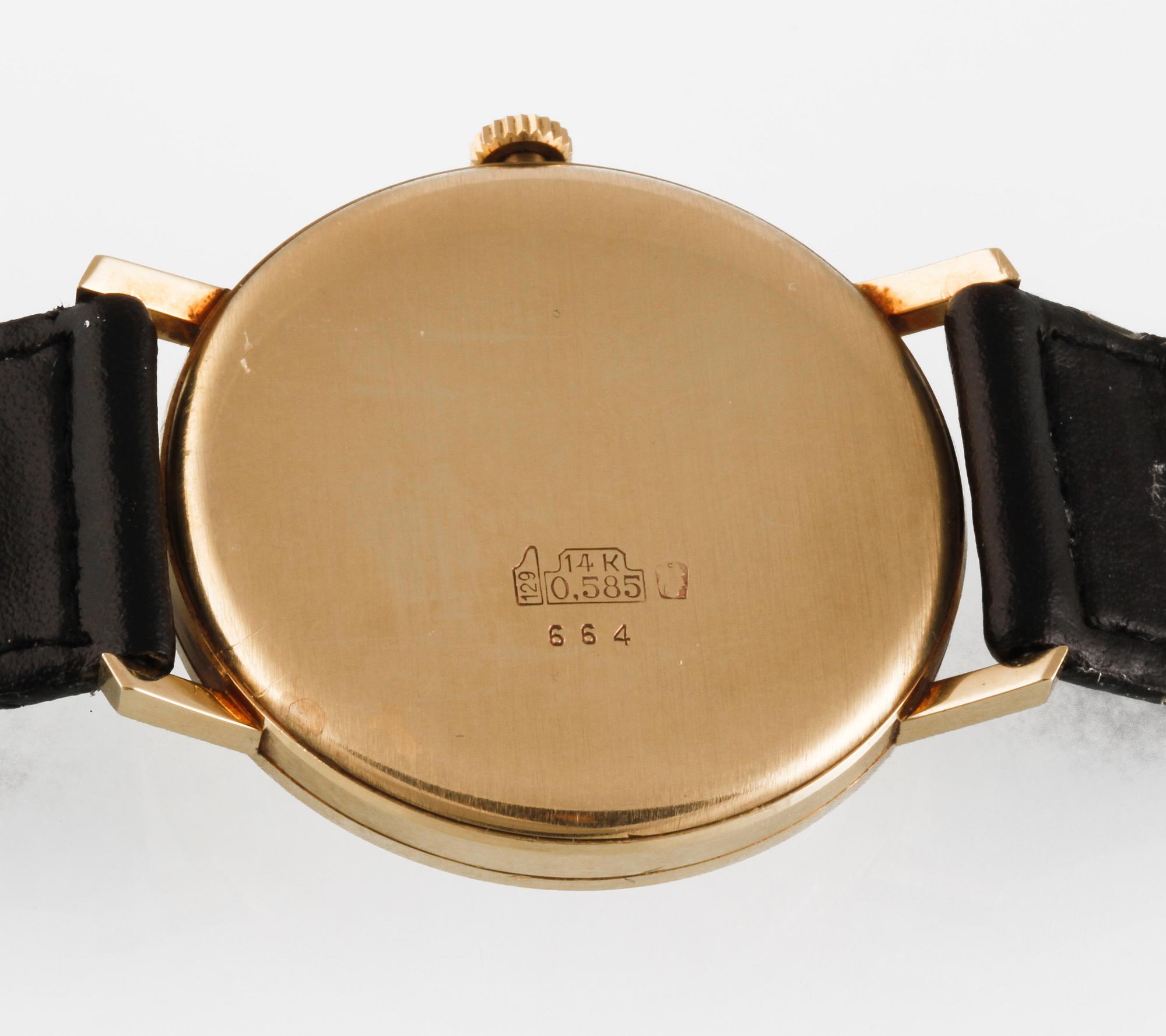 ARMBANDSUR, Helvetia 14K guld.