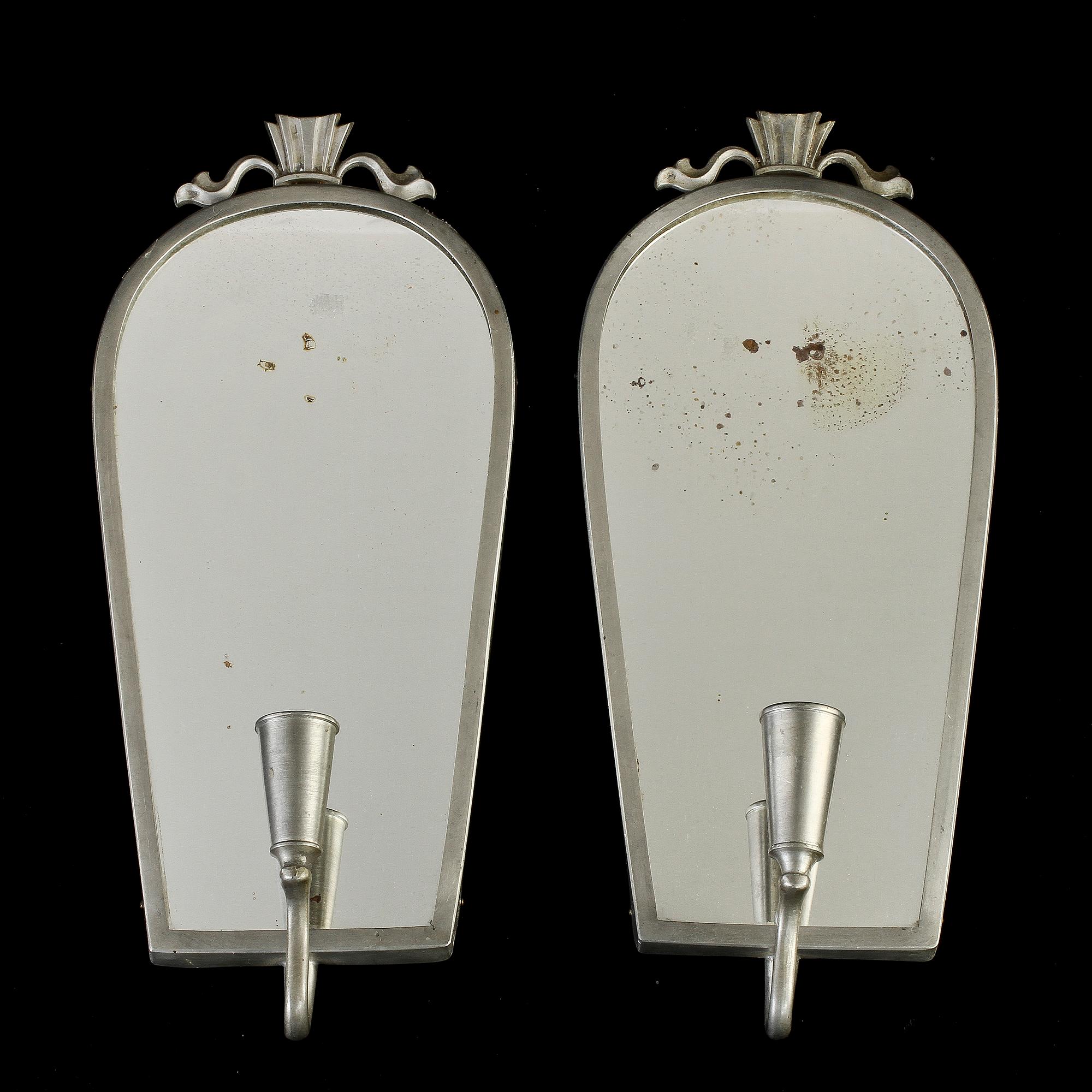 SPEGELLAMPETTER, ett par, Herman Bergman, Stockholm, 1929.