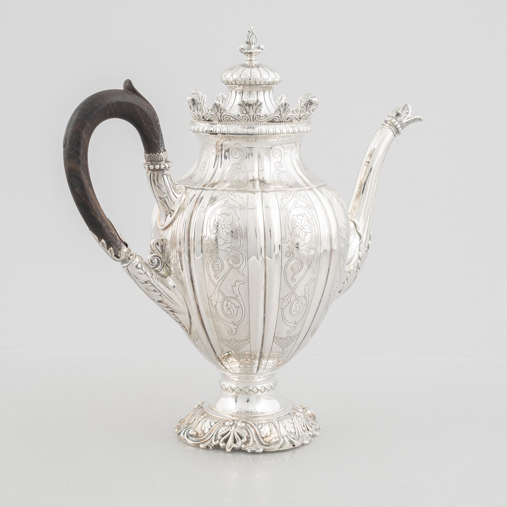 Kaffeservis, 3 delar, sterlingsilver, Michelsen, Danmark, 1926.