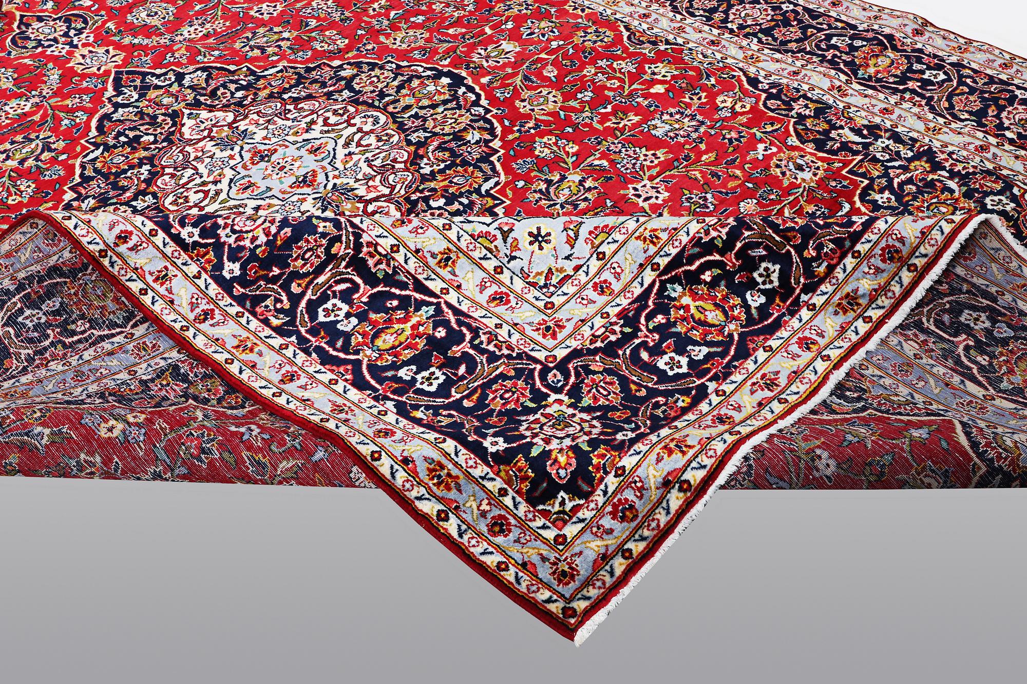 Matto, Kashan, ca 415 x 298 cm.