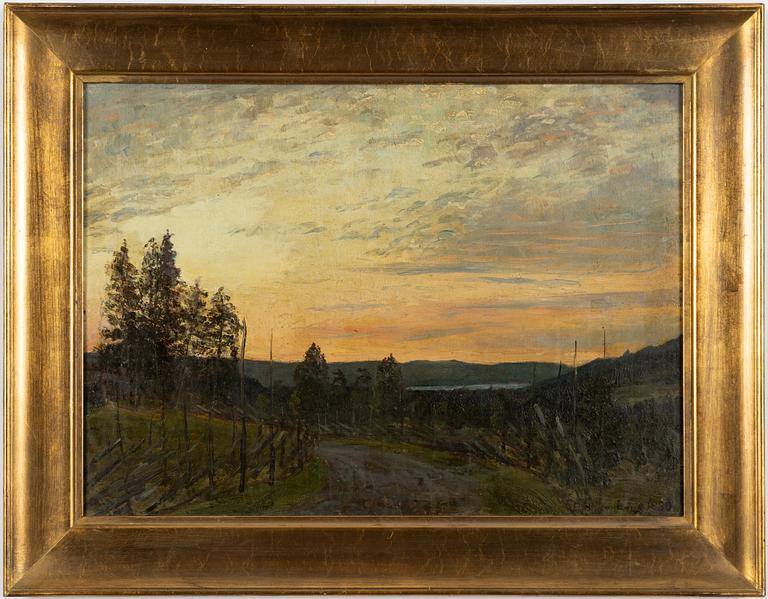 Edvard Rosenberg, Twilight Landscape.