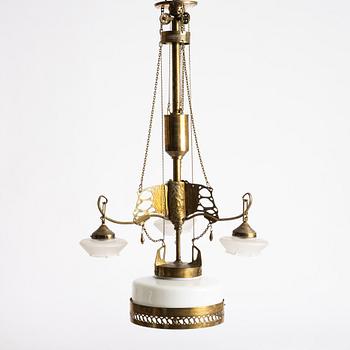 Taklampa, jugend, tidigt 1900-tal.