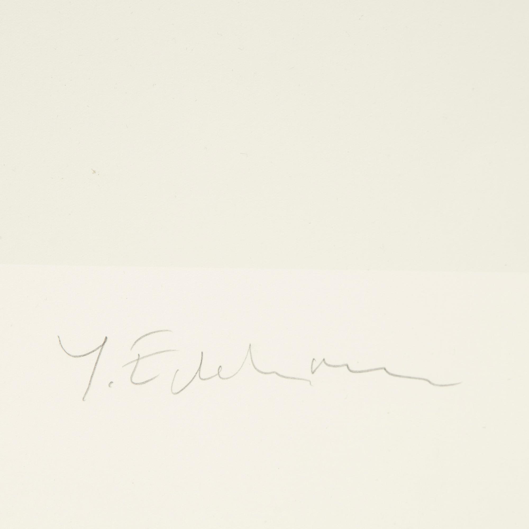 YRJÖ EDELMANN, lithograph in colors, signed Y. Edelmann and numbered 238/250 in pencil.