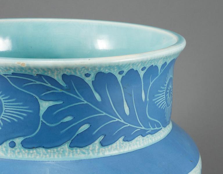 YTTERFODER/VAS, flintgods, Josef Ekberg, Sgrafitto, Gustavsberg, 1918.