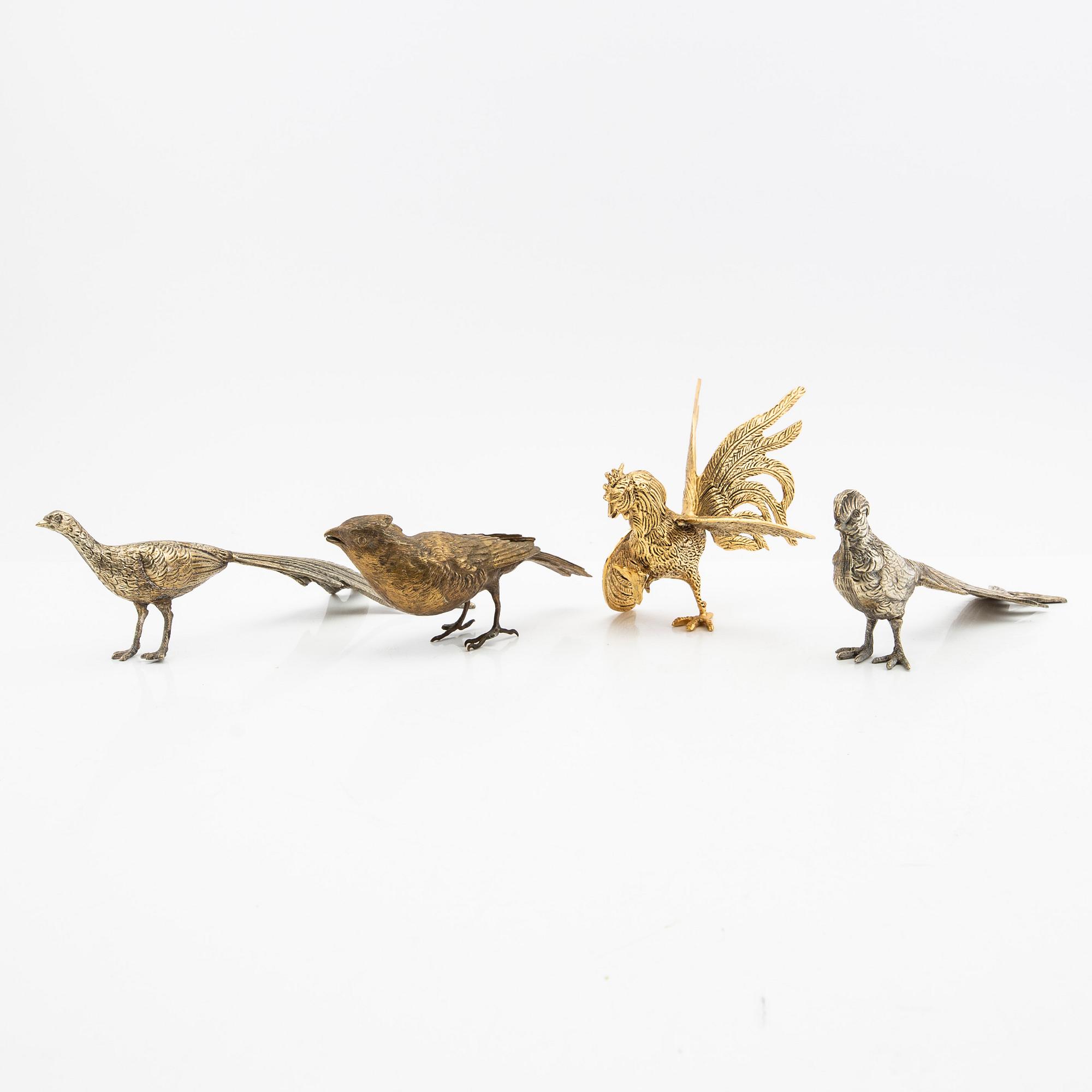 Table decorations, 4 pcs, 20th century.