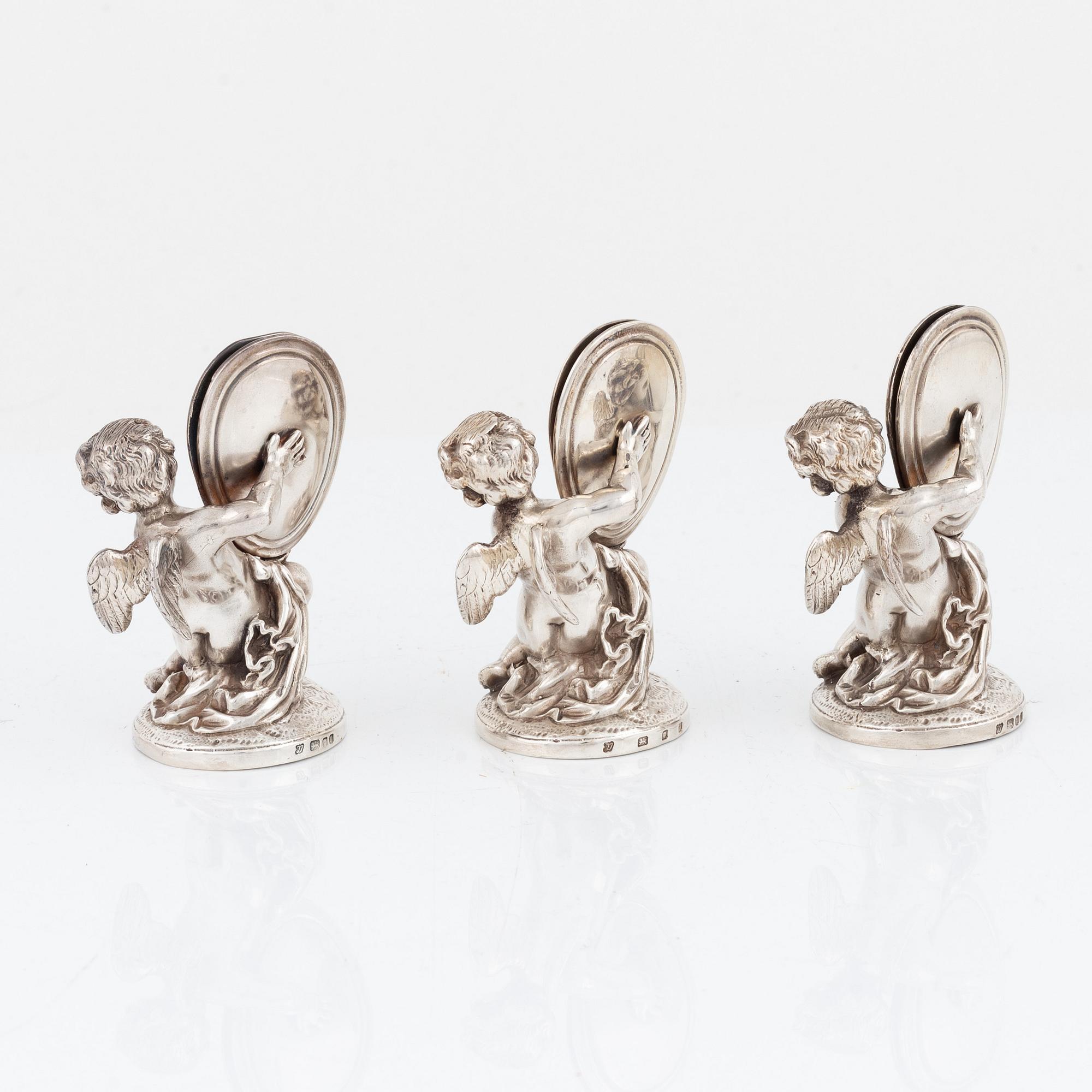 Trevor Towner, placeringskortshållare, 3 st, silver, London 1995.