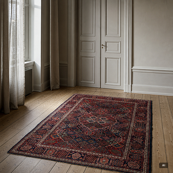 An antique Joshagan, Central Persia, c. 205 x 135 cm.
