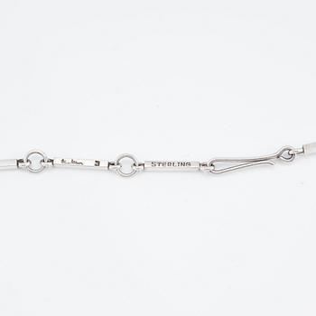 Wiwen Nilsson, hängsmycke, Lund 1943, sterling och bergkristall.