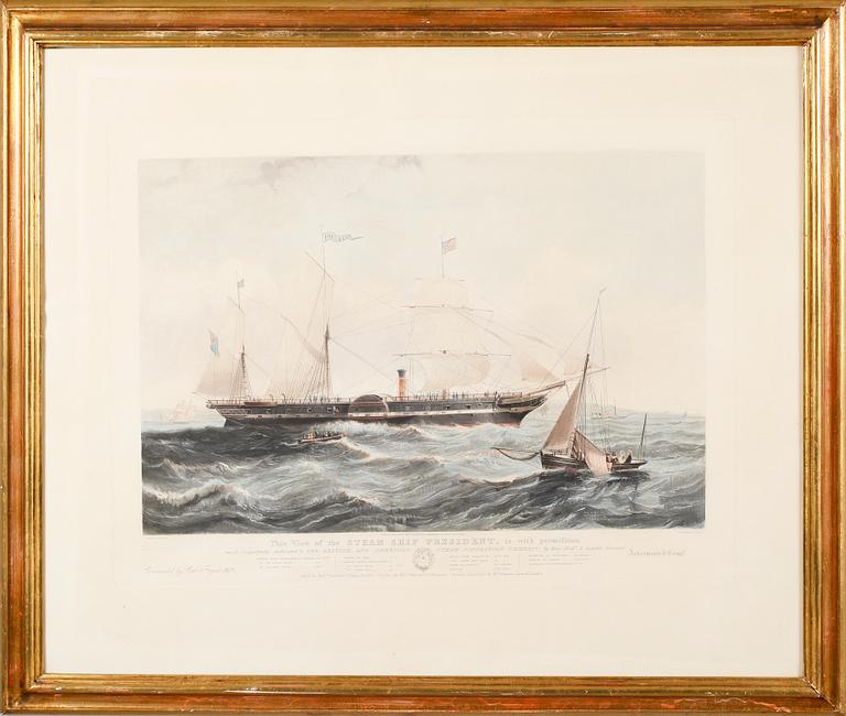 GRAVYR, efter Knell, kolorerad, England, 1800-tal.