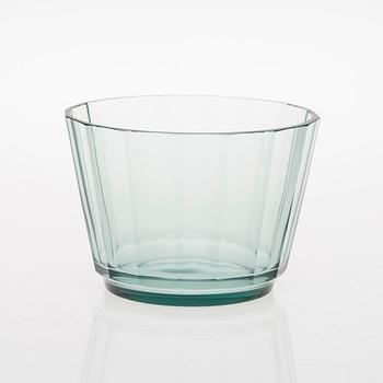 SKÅL, glas, signerad G. Hongell, Karhula, 1920/30-tal.