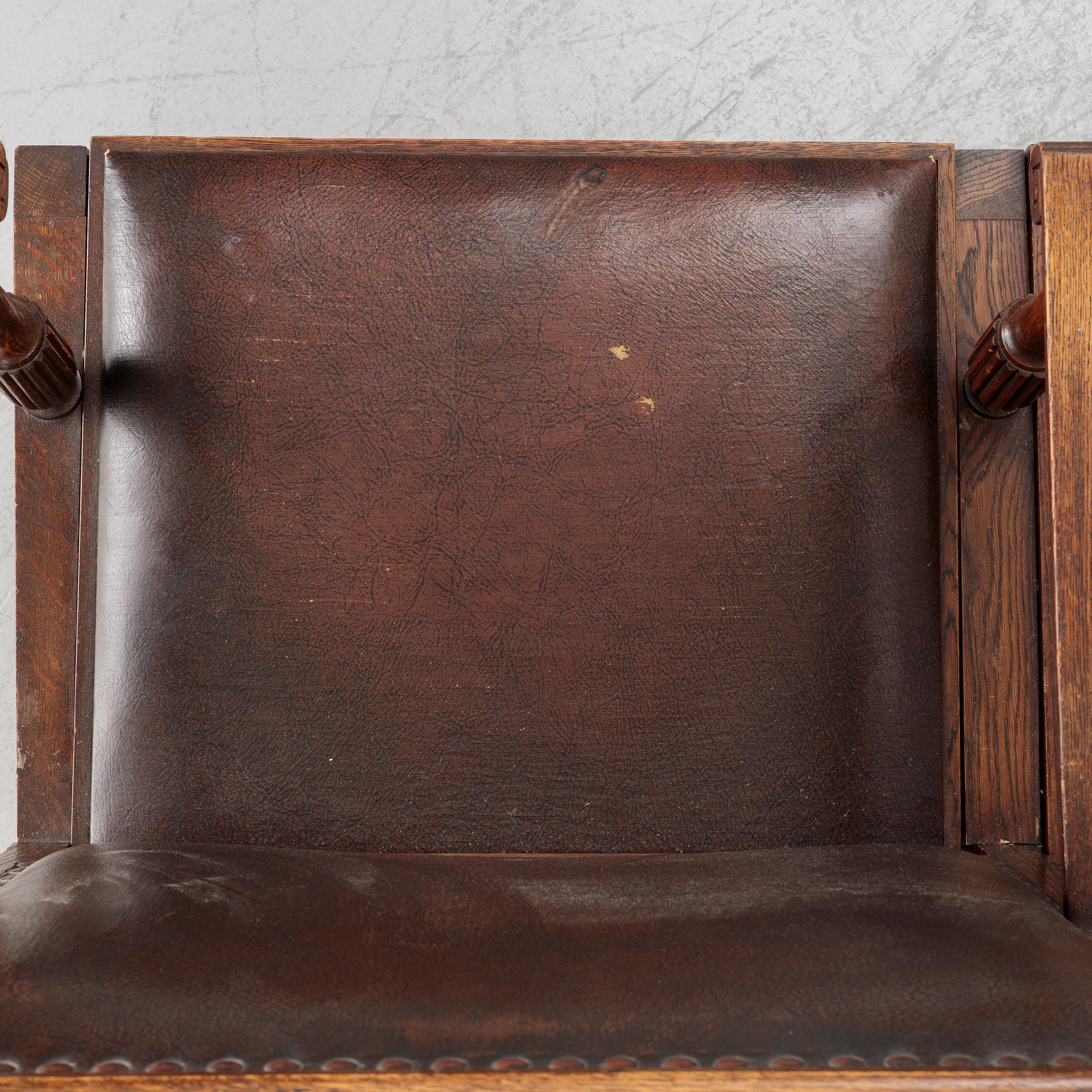 Bänk, 1900-talets början.