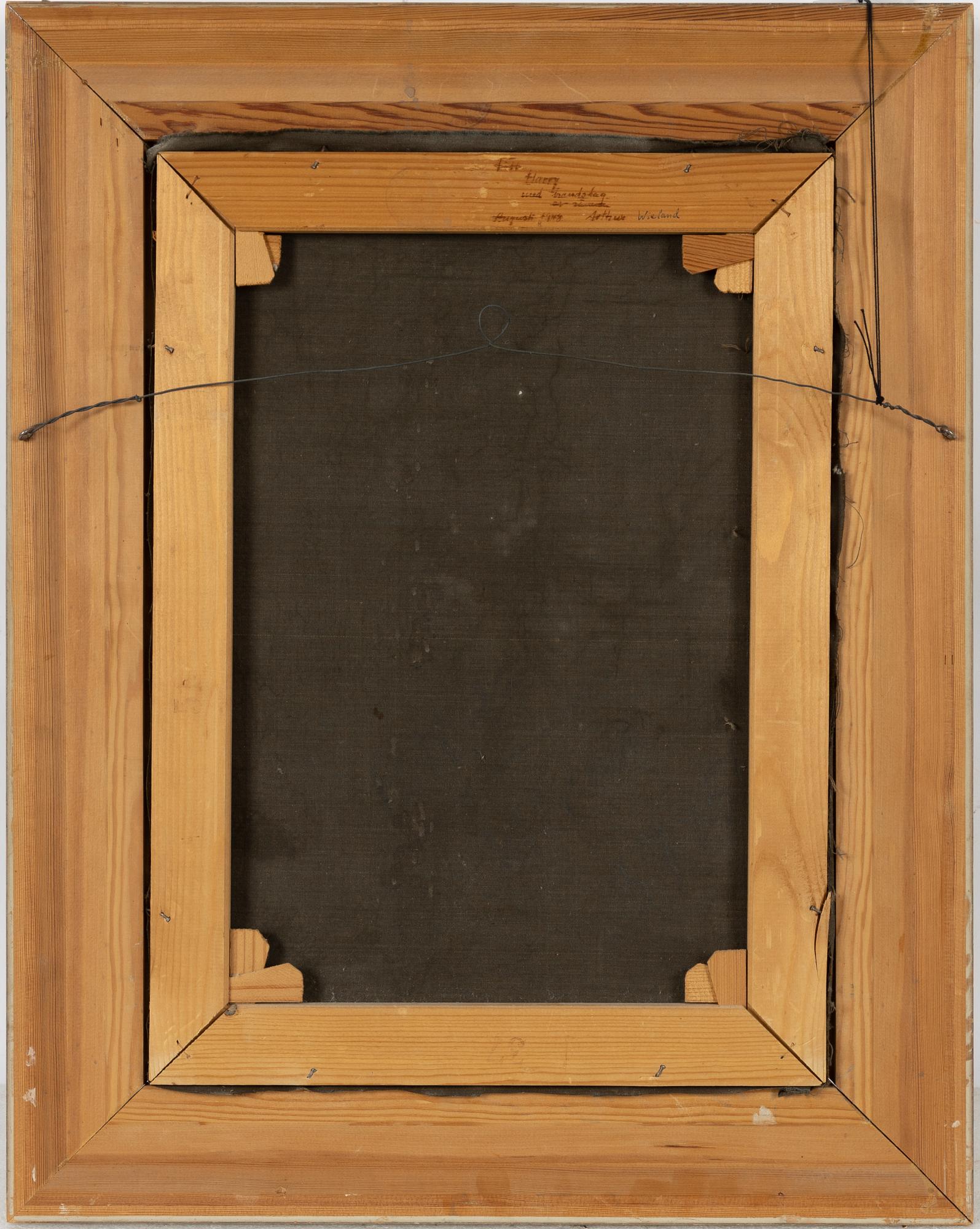 Nikolai Lehto, Skymningslandskap med flicka och troll.