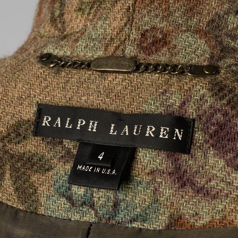 Jacket and blouse by Ralph Lauren.