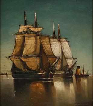 Auguste Musin, "Muiden op Zuider Zee".