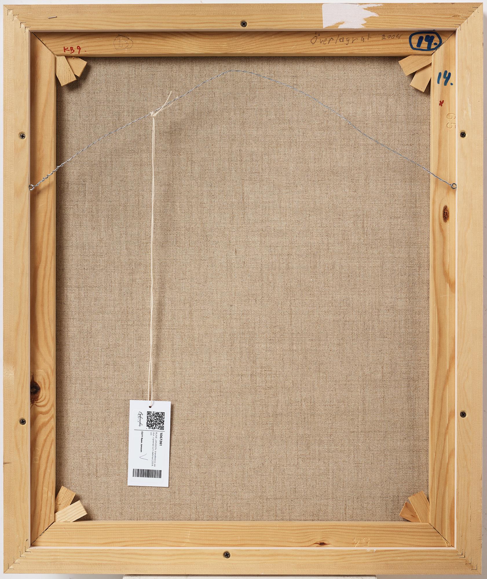 RUNE JANSSON, canvas, signed and dated 2004.
