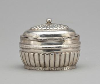 SOCKERSKRIN, silver, Baltikum (möjligen Polen), 1800-tal. Vikt ca 358 gram.