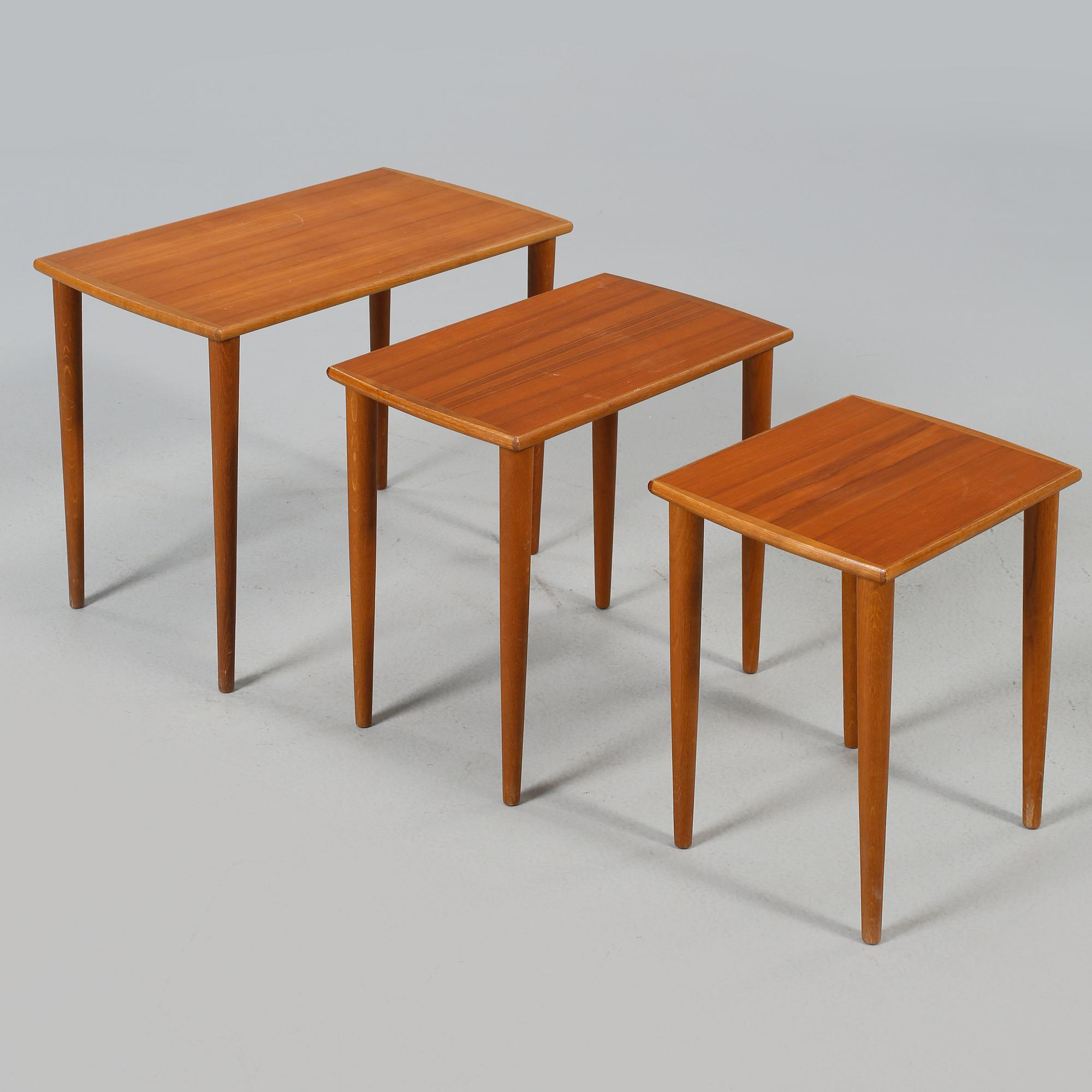 SATSBORD, 3 delar, 1950-/60-tal.