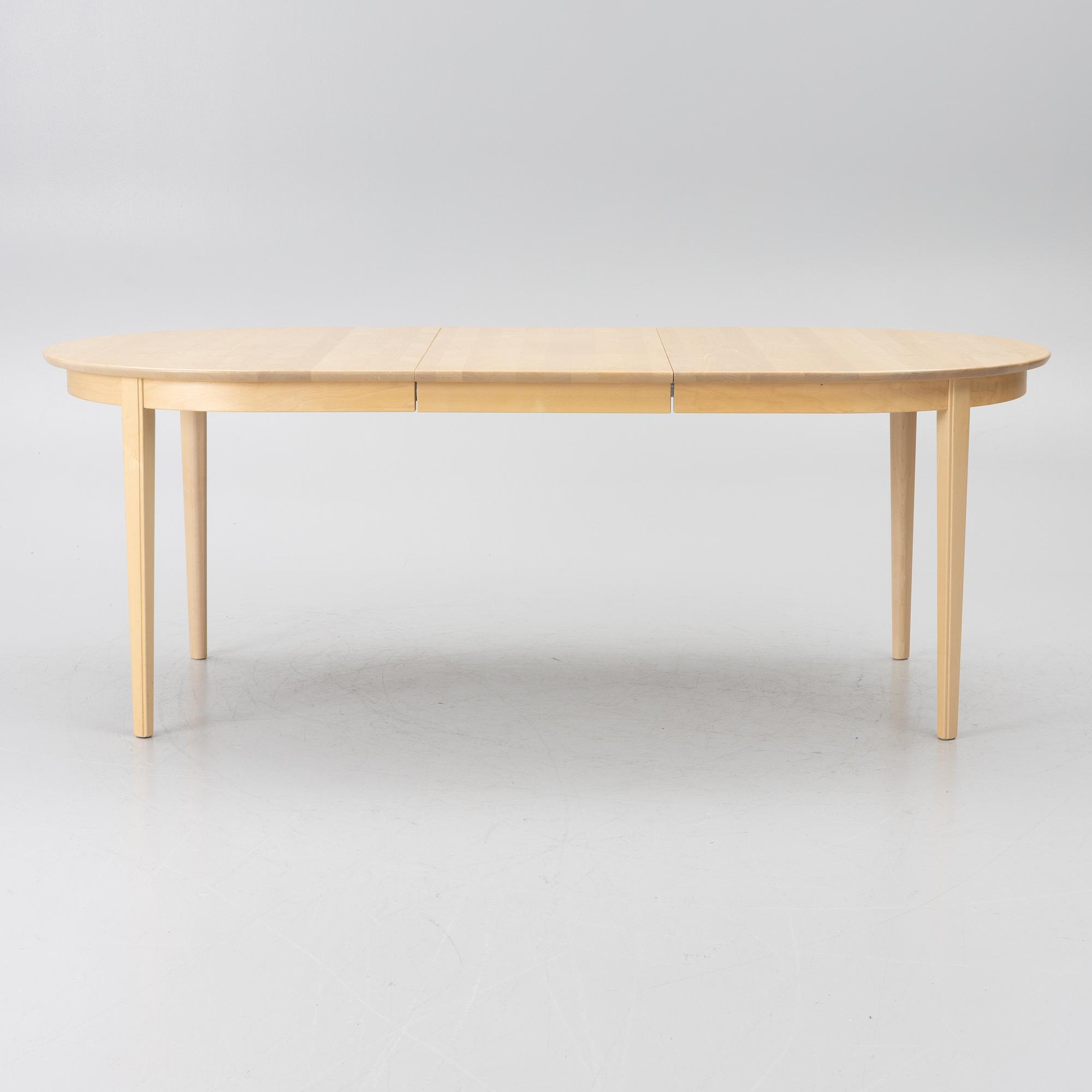 Carl Malmsten, Dining set, 6 pieces, “Vardags”, Stolab, 2002–13.