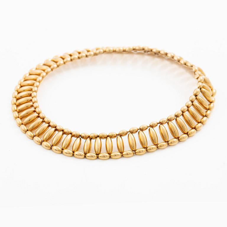 Hugo Strömdahl collier 18K guld.