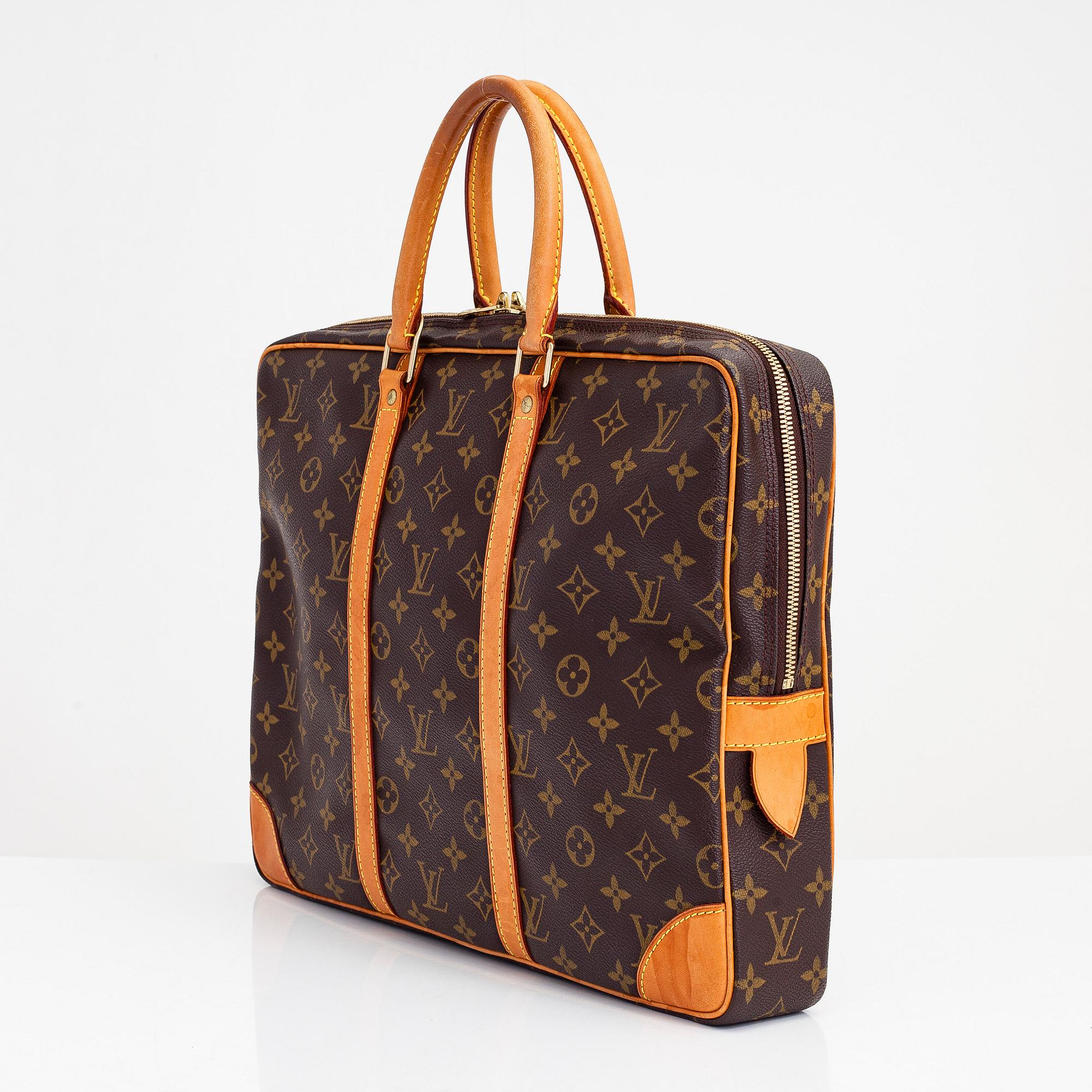 Louis Vuitton, "Porte Documents Voyage", portfölj/väska.