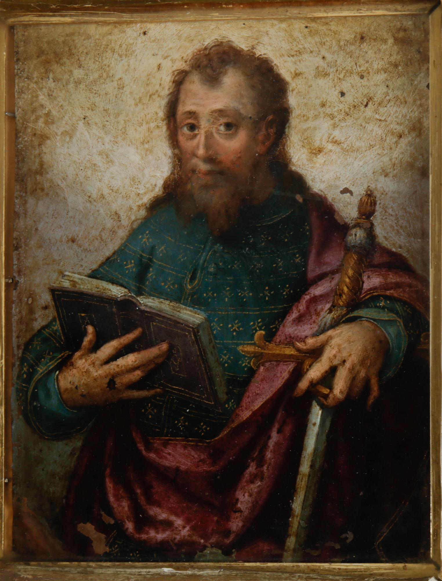 Spanish school, 18th Century, oil on copper.