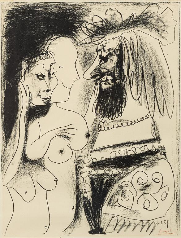 Pablo, After Picasso, "Le vieux Roi".