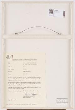 Yoko Ono, "Silk screened potrait of John Winston Lennon".