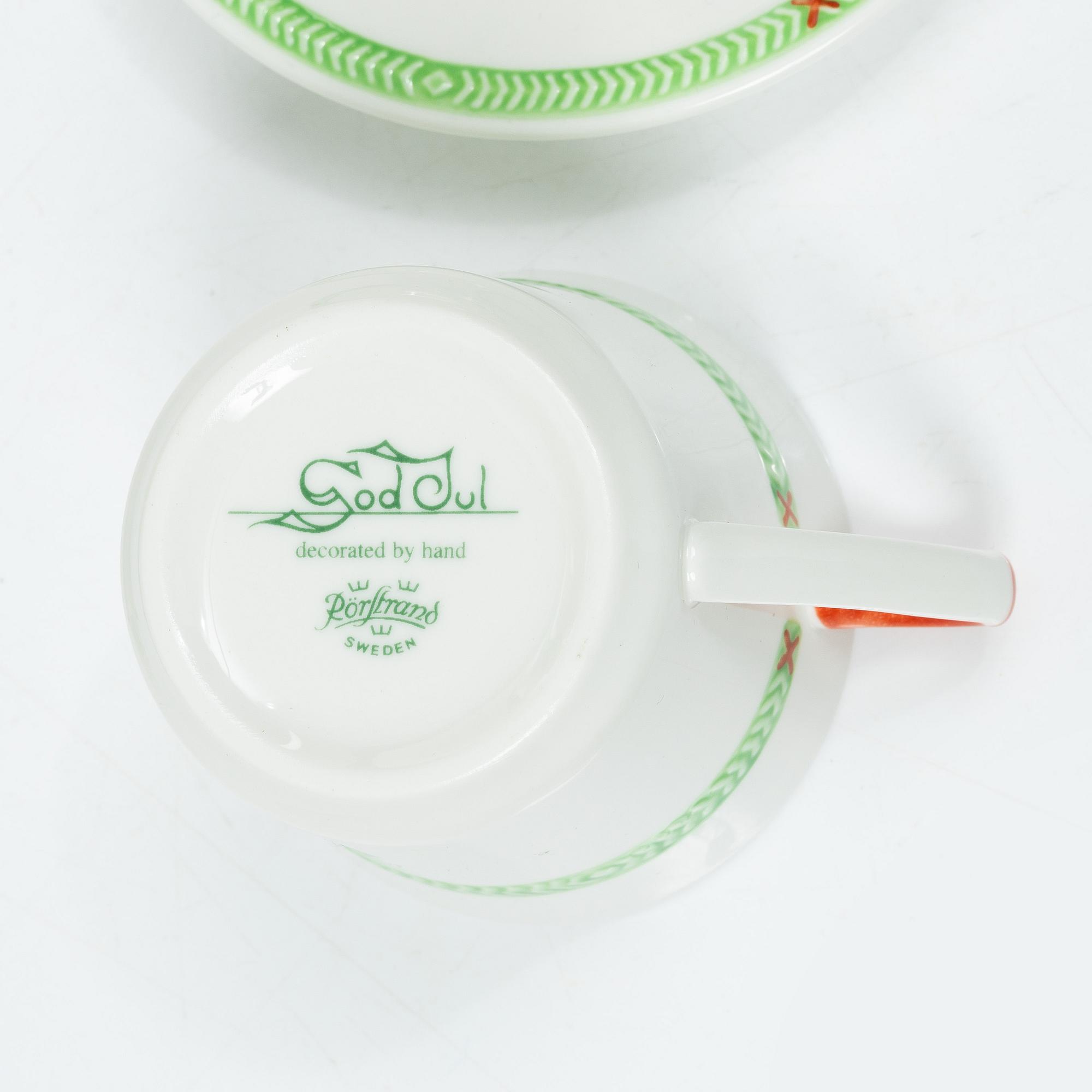 A piece "God Jul" dinner set by Gustavsberg and Rörstrand.