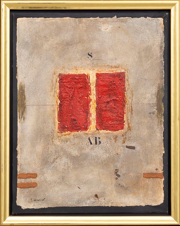 JAMES COIGNARD, blandteknik, signed.