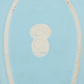Stig Lindberg, vaser och skålar, 5 st, "Reptil", Gustavsberg, 1953-63.