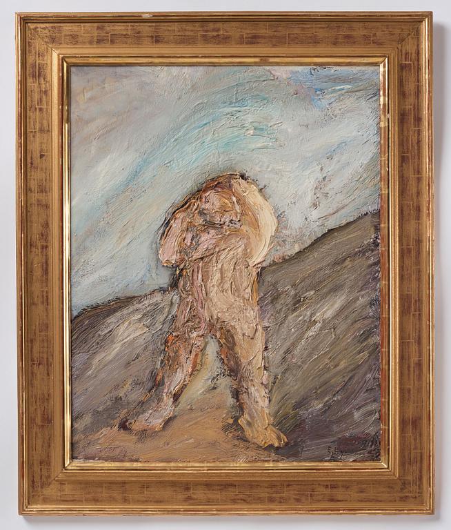 Evert Lundquist, Figure in landscape.