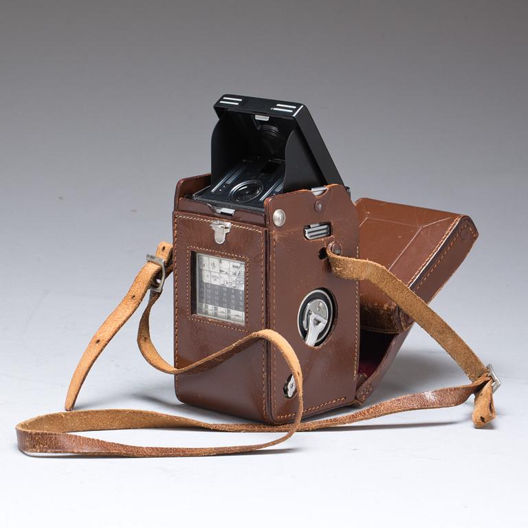 KAMERA, Rolleiflex, Franke & Heidecke, Braunschweig, 1900-talets första hälft.