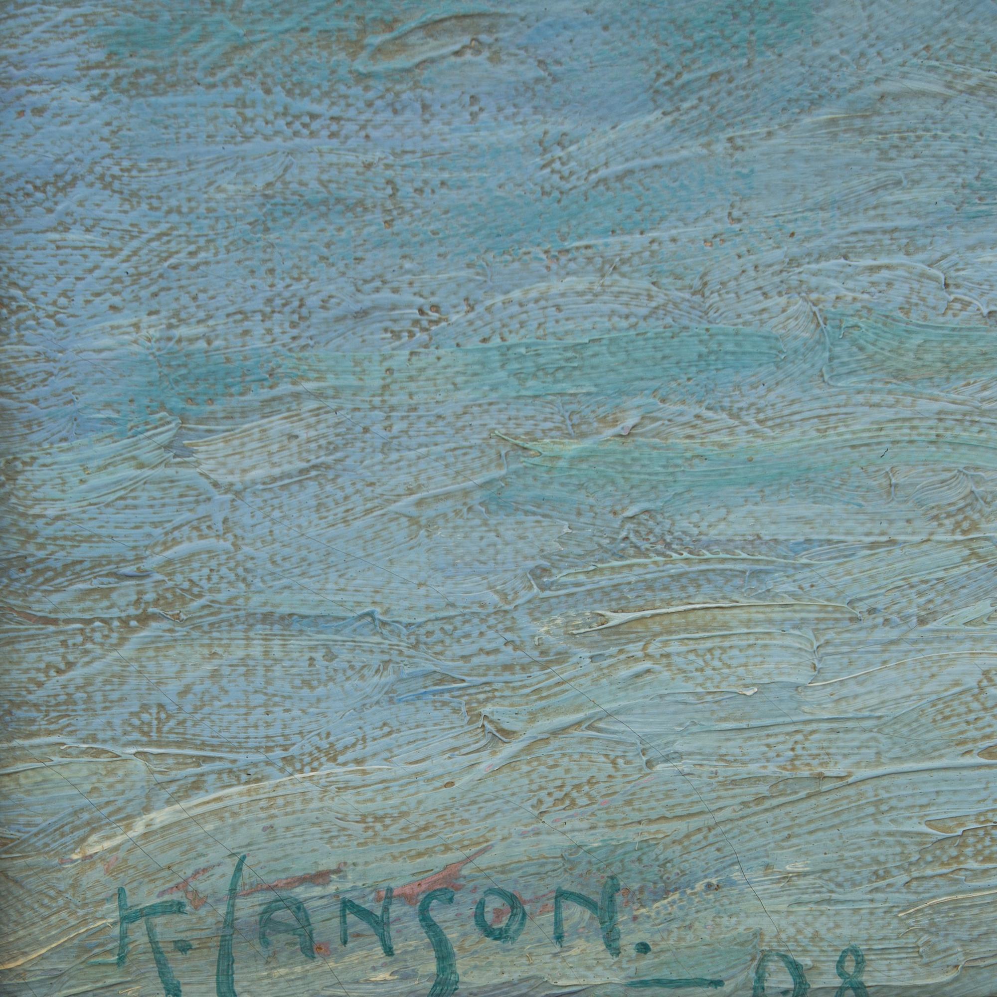 KNUT JANSON, olja på duk. Signerad och daterad -08.