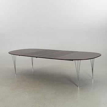 A SUPERELLIPS TABLE IN WENGE. BRUNO MATHSSON AND PIET HEIN for FRITZ HANSEN.