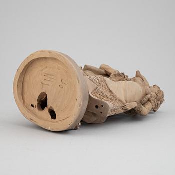 A terracotta sculpture by Antonio Peñas y Leon, Spain, 1883.