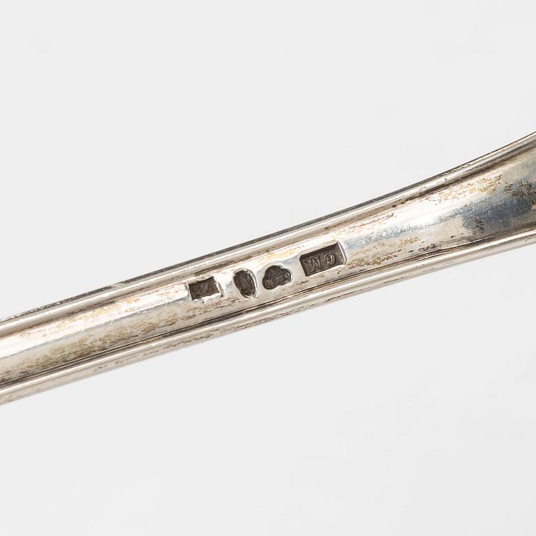 Ströare, 3 st, silver, 1800-tal.