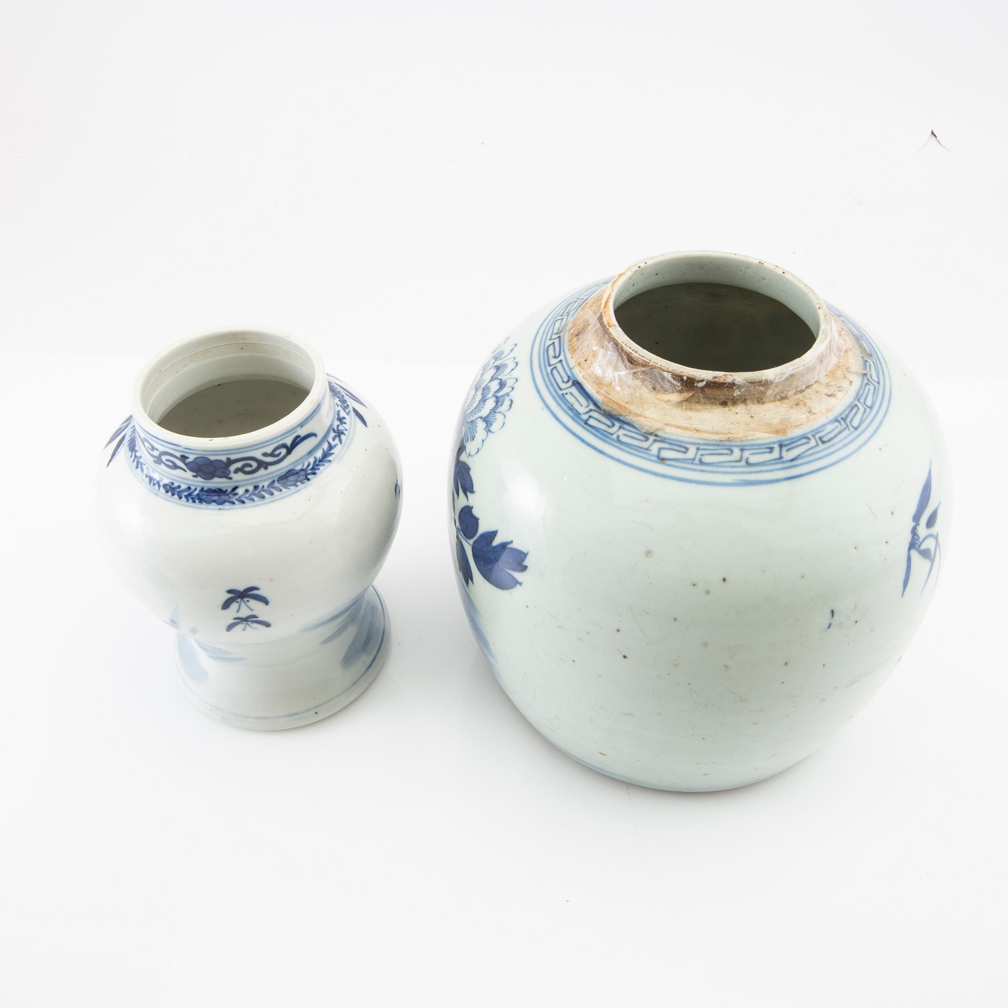 Bowl and cover jar China 18th/19th century porcelain.