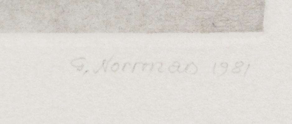 GUNNAR NORRMAN, signed.
