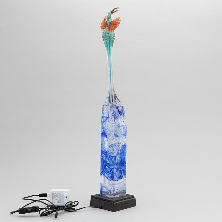 Kjell Engman, a unique glass sculpture, Kosta Boda, Sweden.