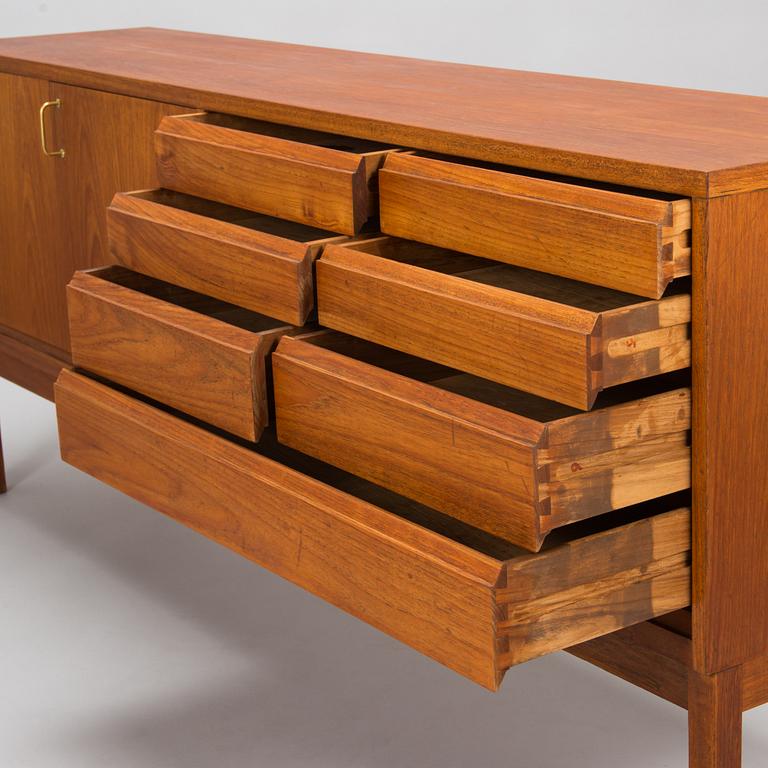 Ilmari Tapiovaara, a sideboard and a shalf  for Laukaan Puu 1959.