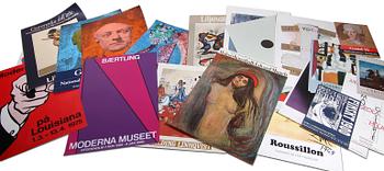 AFFISCHER, 20 st, tryck, konstutställningar, 1960-70-tal.