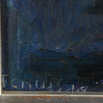 PER STENIUS, oil on cardboard, signed Stenius and indistinctly dated.