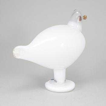 OIVA TOIKKA, lasilintu, signeerattu O. Toikka Nuutajärvi.