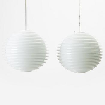 Dante Donegani & Giovanni Lauda, a pair of 'Flow' ceiling lamps, Rotaliana, Italy.